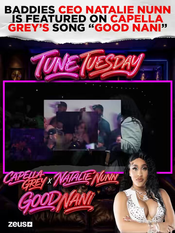 Ayyyeee!!! 🎶🔥 BADDIES & BAD BOYS CEO #NatalieNunn is TURNING UP on #CapellaGrey’s track “GOOD NANI”!! 🎤🔥 Y’all rocking with it?! 😎 Is it making your PLAYLIST or NAH?! 🤔 Drop your thoughts in the comments 👇🏾