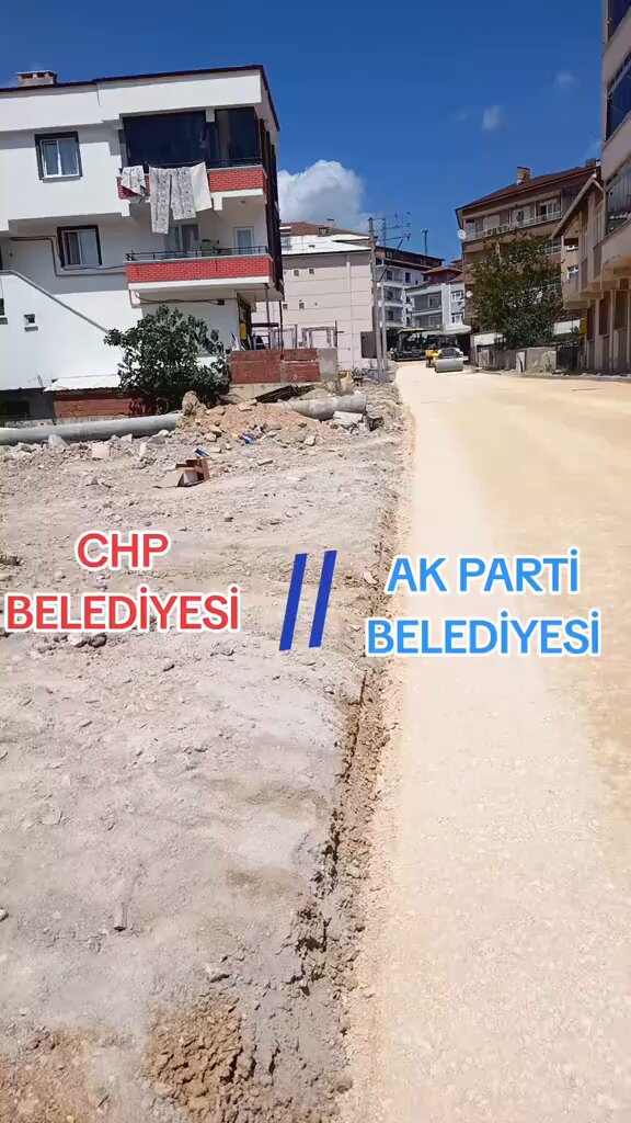 Yol çalışmaları vatandaşı güldürdü