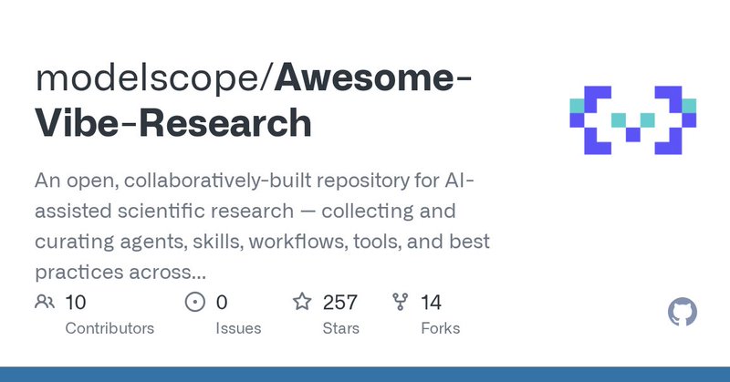Original image: ModelScope - ModelScope Launches Awesome Vibe Research AI Repository