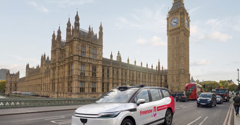 Original image: Baidu - Lyft and Baidu enter London’s robotaxi battleground as te