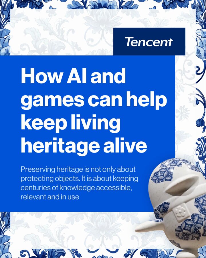 Original video thumbnail: Tencent Global - Tencent Uses AI to Digitize Jingdezhen Ceramics Heritage