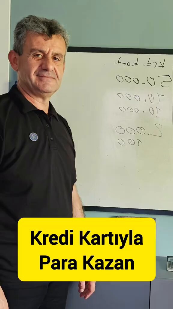 Kredi kartından para kazanmanın sırrını anlattı