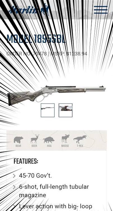 Maxfield Stanton Masato Sanjouin You D Best Fucking Believe That A 45 70 Can Take Down A T Rex And If That Doesn T Do It There S Always 557 Tyrannosaur Nitter