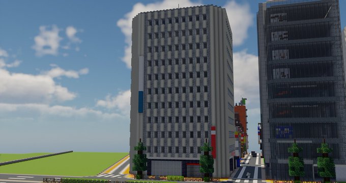 Hamu 低浮上 Hamu 2448 銀行建てました Minecraft建築コミュ 檜華県 Nitter