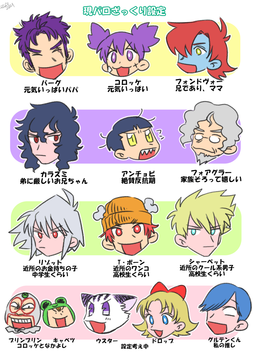 ユキチ Y K T Daifuku Croket 現パロlog コロッケ コロッケ 主人公 リゾット フォンドヴォー バーグ カラスミ アンチョビ コロッケ Www Pixiv Net Artworks Nitter