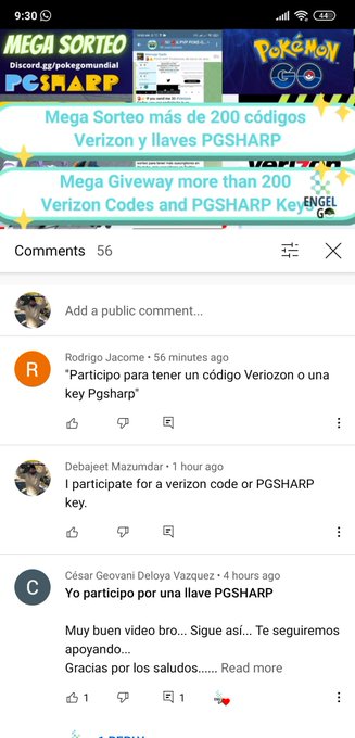 Engel Go Engel Go Mega Giveaway For Verizon Codes And Pgsharp Keys Standard Edition Pokemon Go By Engel Youtu Be R10h Gw3aq4 Rules To Win 1 Subscribe Activate Notifications Bell