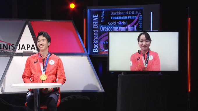 テレビ東京卓球情報 Tvtokyo Tt 卓球ジャパン Bsテレ東 今夜10時 東京オリンピック 卓球史上初の 金メダル 水谷隼 伊藤美誠 ペアが緊急出演 決勝で中国を倒した奇跡のプレーを解説 じゅんみま ペア幼少時代の 知られざるエピソードも公開