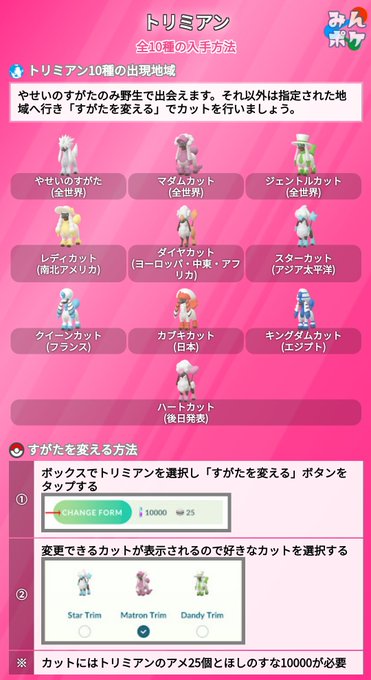 ポケモンgo攻略 みんポケ Pokemongo Db ファッション ウィークの詳細が発表されました 開催期間 9月21日 火 10 00 9月28日 火 00 トリミアンが初登場 バタフリー シママ ニューラが新衣装で登場 メロエッタのスペシャルリサーチ 新アバター