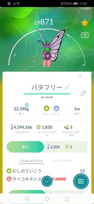 みっつ Nibo8f9ypobzuqe 普段ほとんどやらないからコミュニティデイ以外で久しぶりに色違いに遭遇 ファッションウィークの バタフリーかわいい ポケモンgo Nitter
