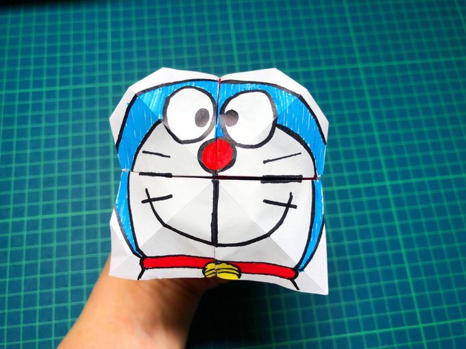 Doppen アプリ折り紙 Doppen3 折り紙作品 ドラえもんつくって と言われたから作った 見せたら怒られました Nitter