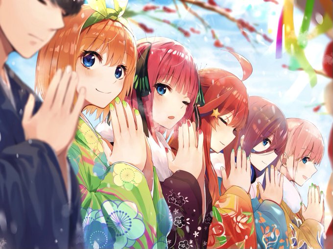 黑 Kuro Kurokuro Illust 初詣 五等分の花嫁 Nitter 黑 Kuro Kurokuro Illust 初詣 五等分の花嫁 Nitter