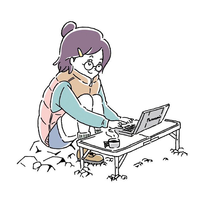 Yohei Yamashita Hicoki Illustration Illustrator Remotework Outdoor イラスト イラストレーション イラストレーター リモートワーク アウトドア Nitter