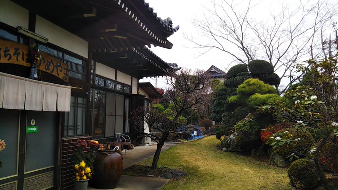 モゲ 花粉症 Mogege 蕎麦ー 農家さんの集落でひっそり営業中なお蕎麦屋は美味しい だがどんな山奥でも人は来るw Nitter