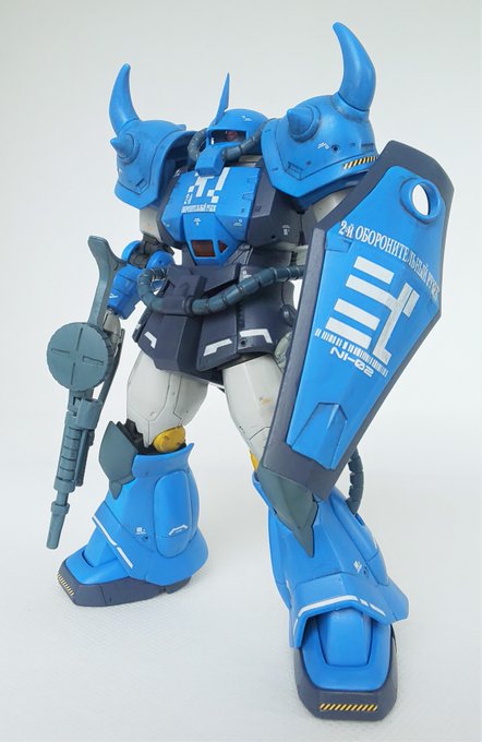 Ms06c 21 ザクシー フォロー制限 Ms06c 21 ザクヘッドはおもむろに サンバカ模型会 夏のお嬢さん に参戦したオレ的ラムズゴック 9 2プロトタイプグフ機動実証機ブルーver 北越谷ホビーショップアンディ マイヒーロー コンテスト に提出したバーニィの