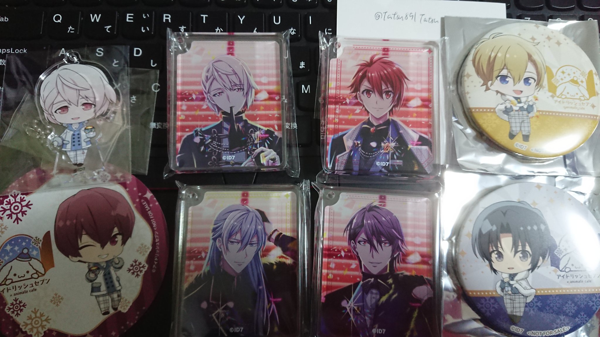 Tatsu Tatsu1tatsu 交換 アイナナ アニメイト カフェ アニカフェ 譲 コロッタ 陸 虎於 千 巳波 アクスタ 巳波 特典缶バッジ ナギ 一織 コースター トウマ 求 コロッタ 壮五 悠 アクスタ 悠 特典缶バッジ 楽 悠 コースター 巳波 壮五 陸 12 24 1 8都内