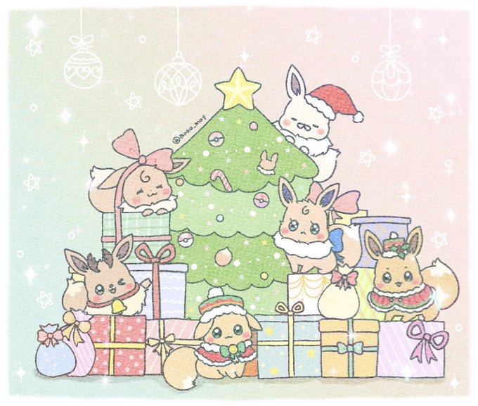 あんこ餅 Anko Mof メリークリスマスイーブイ クリスマスイーブイ クリスマスイブだしクリスマスイーブイ描こうぜ Nitter