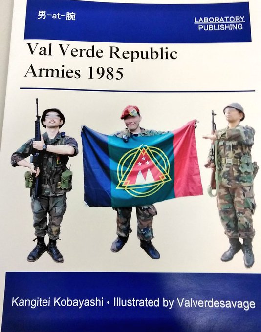 ヴィン 小林歓喜亭 K Kangitei 冬コミ情報 C99 新刊は映画 コマンドー でお馴染み世界有数のやられ役 バルベルデ共和国軍 の軍装解説本 Val Verde Republic Armies 1985 となります 金曜日 2日目 東地区へ44a Laboratory にて皆様のお越しをお待して
