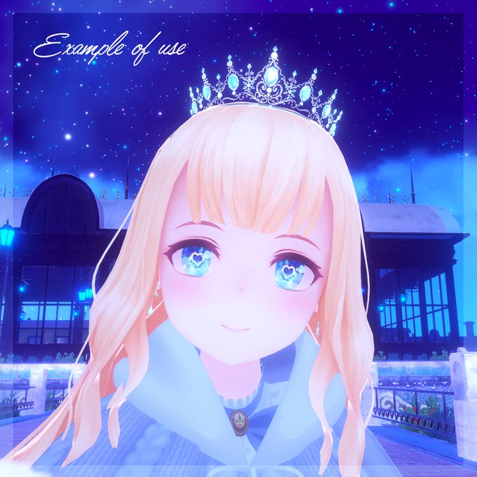 Mochi おもちやさん 3d Mo Seisaku 3dアクセサリーモデル 雪の結 ティアラ 4colorsセット Winter Tiara をboothで公開しました 4種類の宝石マテリアル入りで キラキラ反射して輝く繊細で豪華なティアラです よろしくお願いします ᐢ ᐢ