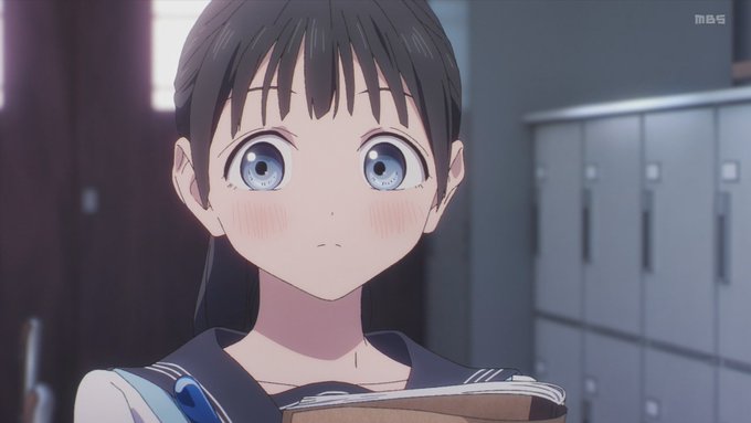 ひびき Hibiki Linasha 裏番組に移動 明日ちゃんのセーラー服 Mbs アニメシャワー Nitter