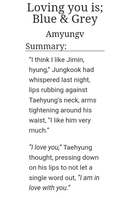 Itaecutie One Of The Best Canon Taekook Au I Had Read My Heart Hurts Taekook Ao3 Taekookau Recommend Rec Au Archiveofourown Org Works Chapters Nitter