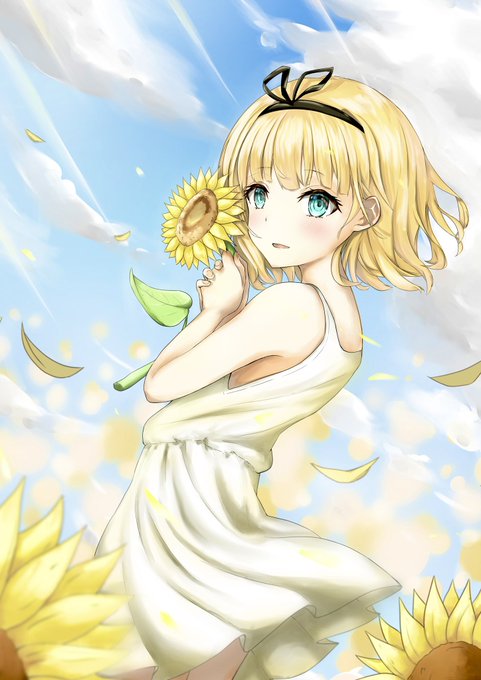 柏木ユメ Kasiwagiyume ひまわり綺麗だね ごちうさ イラスト企画 イラストレーターさんと繋がりたい イラスト好きな人とつながりたい 3か月上達法 Nitter