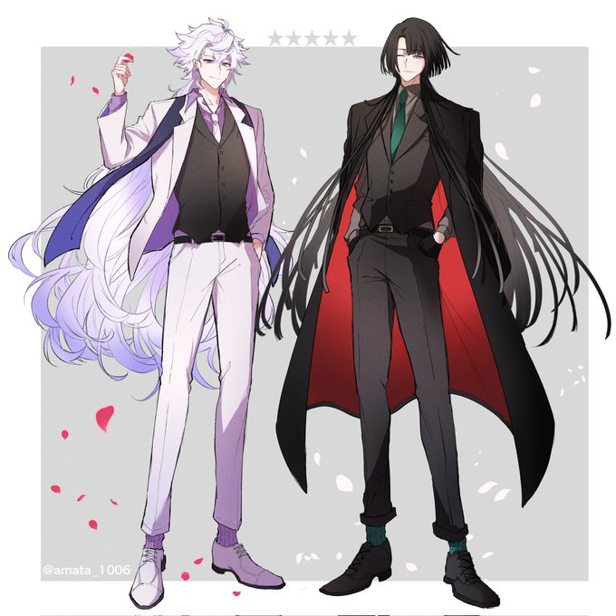 Amata あまた Amata 1006 白スーツと黒スーツ マーリン 太公望 Fgo Nitter