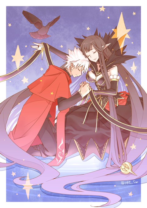 ゆきち 日常ときどき落描き Ykt Sac 2月14日はシロセミ再会記念日 Fgo 天草くんとセミラミス アポクリファでの 君に 会えて 良かった が好きすぎて バレンタインに再会できて本当によかったね Nitter