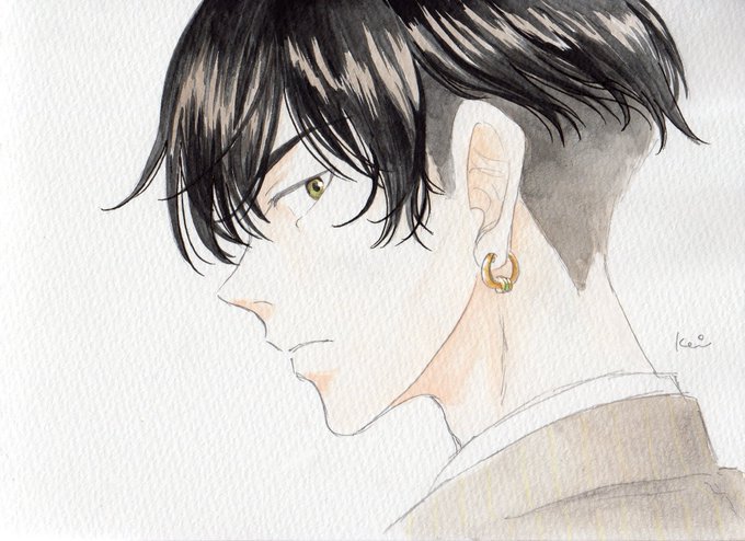 如月 圭 Kei Kisaragi スーツ黒髪未来の千冬 だったかな のリクエストで描きました 東京卍リベンジャーズ 東京リベンジャーズ 松野千冬 アナログ絵 ベタフラッシュが久々すぎて むむむ ってなりながら塗りました 笑 Nitter