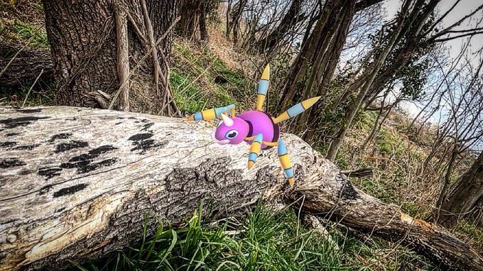 Ojaru Pokemon Ojaru Pokemon アリアドスの棲む森 狛江水辺の楽校 小田急バス 駒井西 Gosnapshot Ariados アリアドス ポケモンgo5周年 小田急でgoしよう 色違いポケモン Nitter