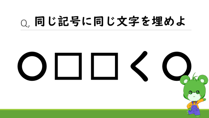 金沢大学クイズ研究会 Ku Quiz 月曜日は同じ文字穴埋めクイズです 難易度 引用に答えを書かないようにしてください 謎解き Kqc同じ文字穴埋め 解けたらいいね 解けたらrt 春から金大 Nitter