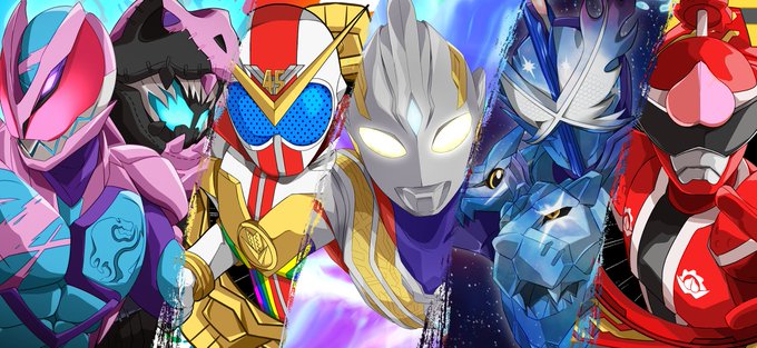 Miyabi プラモ イラスト製作 Miyabi037 各作品放送イラストまとめ 仮面ライダーリバイス Twitter Com I Events 暴太郎戦隊ドンブラザーズ Twitter Com I Events 機界戦隊ゼンカイジャー Twitter