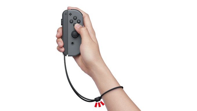 任天堂サポート Nintendo Cs Nintendo Switchからjoy Conを取り外し Joy Conだけをそのまま持って使うときは Joy Conストラップを取り付けて遊んでください 手が抜けないよう ひものストッパーの調節もお忘れなく Www Nintendo Co Jp Support Switch