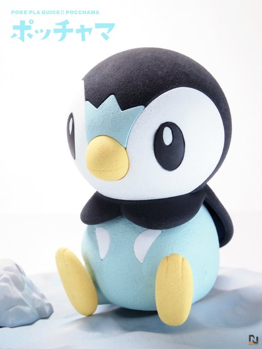 Naoral Naoral ポケプラクイック ポッチャマ 塗装技術習得のための習作 ペンギンらしさを足すため一部カラー変更 新しい試みとしてターナーのアクリルガッシュ ジャパネスクカラー で塗装しました はちゃめちゃにカワイイです ポケプラ ポケプラ