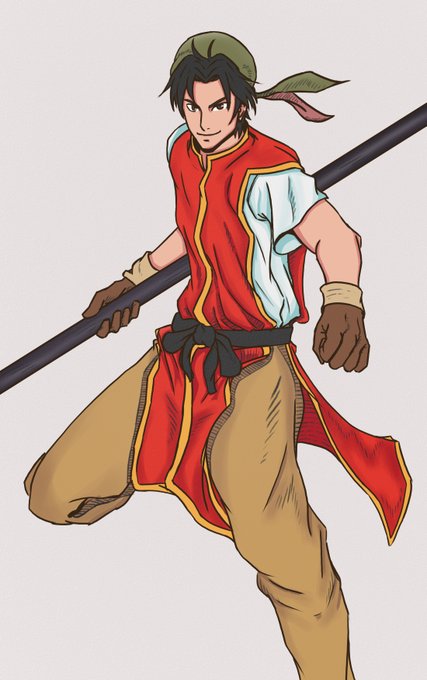 Brian Briantastic Okay Sooooo I Ended Up Color This One So Yeah I M Reuploading This Tir Mcdohl Drawing Illustration Art Fanart Suikoden 幻想水滸伝 イラスト ファンアート Nitter