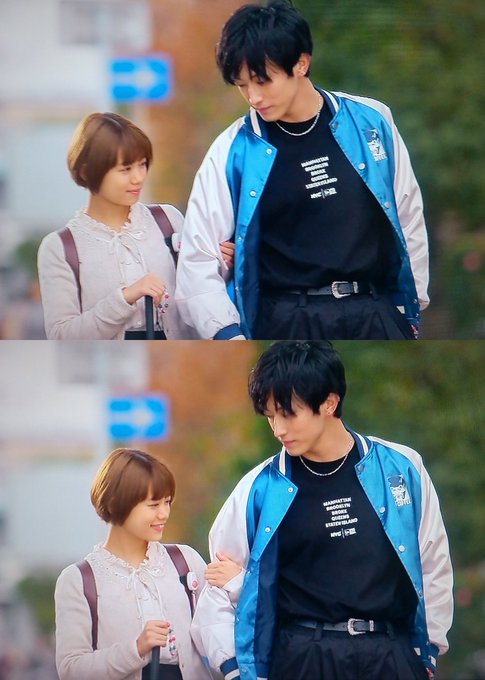 Limi Kiseki26 Limi 腕を掴んだユキコさんをチラッとみてから歩き出すところがたまらん好きです 恋ですヤンキー君と白杖ガール 恋です 杉野遥亮 Nitter