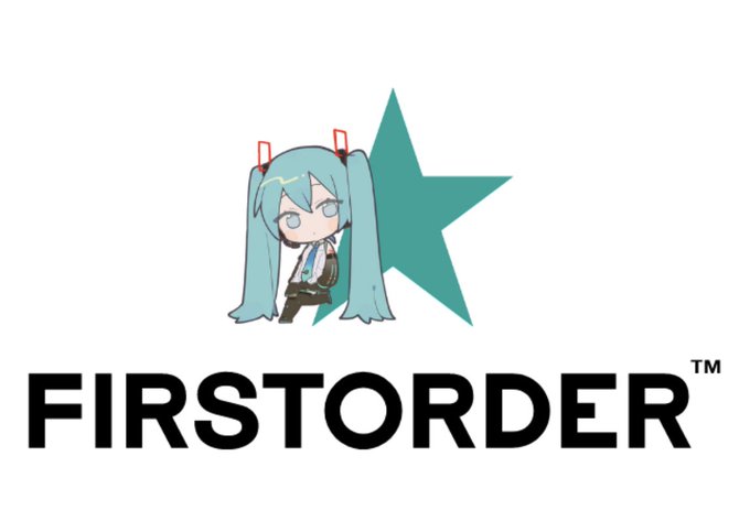 Chord Inc Incchord イラストレーター 八三 さんによるデフォルメイラストの初音ミクと 当サイト Echo のロゴをデザインして頂いた Firstorder とのコラボレーションアイテムを4 8からの マルイ新宿本館ポップアップストアで先行販売 同日よりネットでの受注