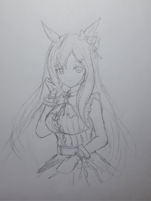 メタリナス Metal Jumper513 ライダーとウマ娘どちらとも本腰入れて描くイラストのときは アナログで下書きを描いてから 写真を撮り デジタルで線画を描いています 個人的に下書きは鉛筆で描いた方が凄く楽です 最初から全部アナログは難しい Nitter