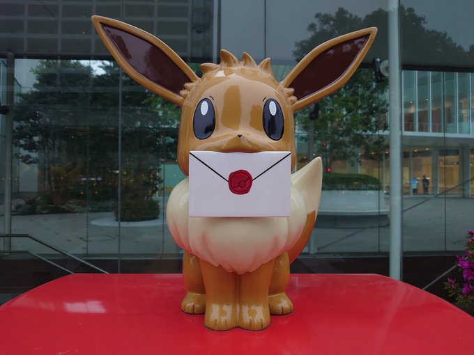 タカピカ Takapikapmaster 桜木町駅近くのポケモンたちを見に来ました 本当にみんなかわいいですよ ポケモンオリジナルポストは26年まで見られます ポケモン ピカチュウ イーブイ ポッチャマ Nitter