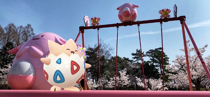 Yukatan Yukatan0005 満開のラッキー公園 ポケモンgo Aroftheday Myfavarmonday Gosnapshot ポケgo観桜会 ラッキー公園 朝一で来た甲斐がありました Nitter