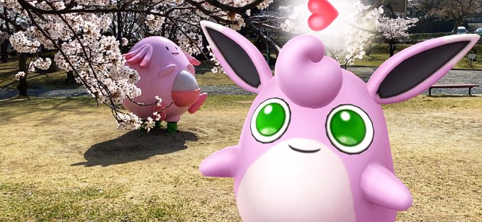 Yukatan Yukatan0005 満開のラッキー公園 ポケモンgo Aroftheday Myfavarmonday Gosnapshot ポケgo観桜会 ラッキー公園 朝一で来た甲斐がありました Nitter