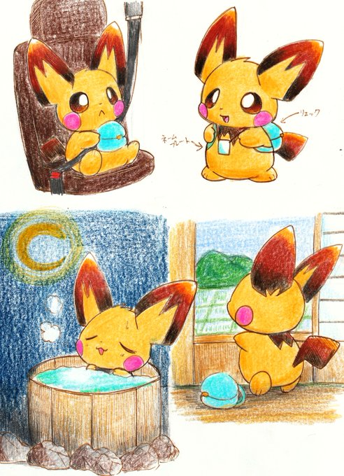 オーガ Pichu No Hito ピチューと一緒に温泉宿に旅行してきました ポケモンと生活 Nitter
