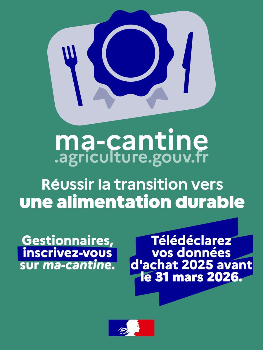 Campagne de télédéclaration des restaurants collectifs : prolongation jusqu'au 15 avril 2026