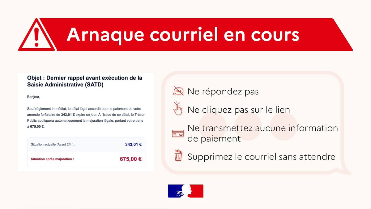 Phishing : alerte aux fausses sollicitations administratives