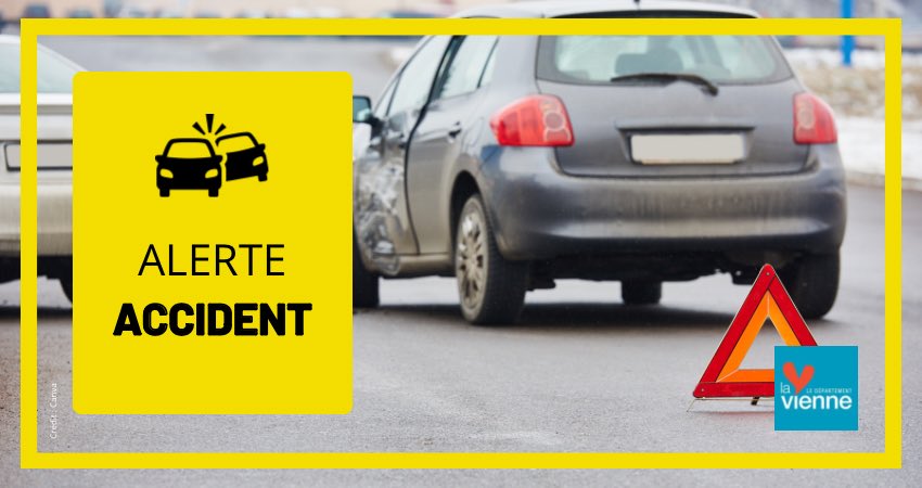Accident sur RD 347 à Blaslay : déviation de la circulation