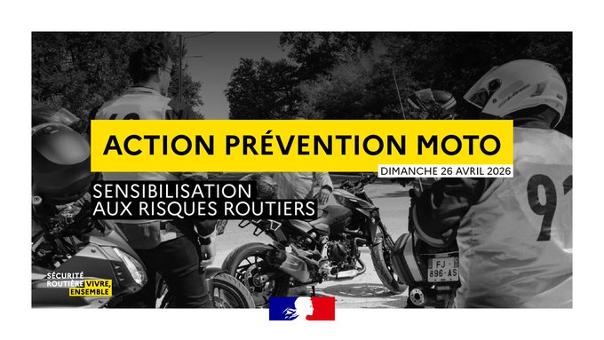 Sensibilisation aux Risques Routiers pour Motards à Mérignac le 26 avril 2026