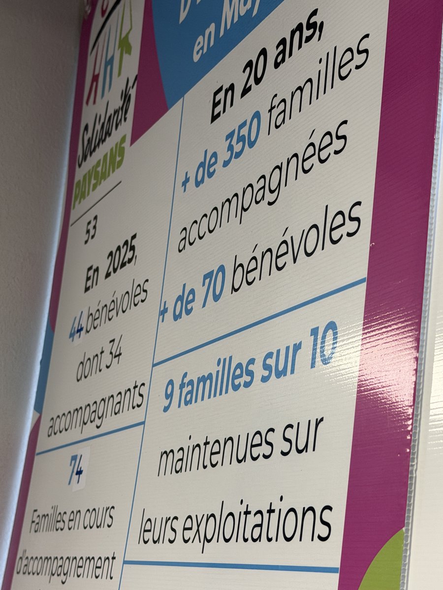 Solidarité en Mayenne : 74 familles d'agriculteurs accompagnées par Solidarité Paysans 53