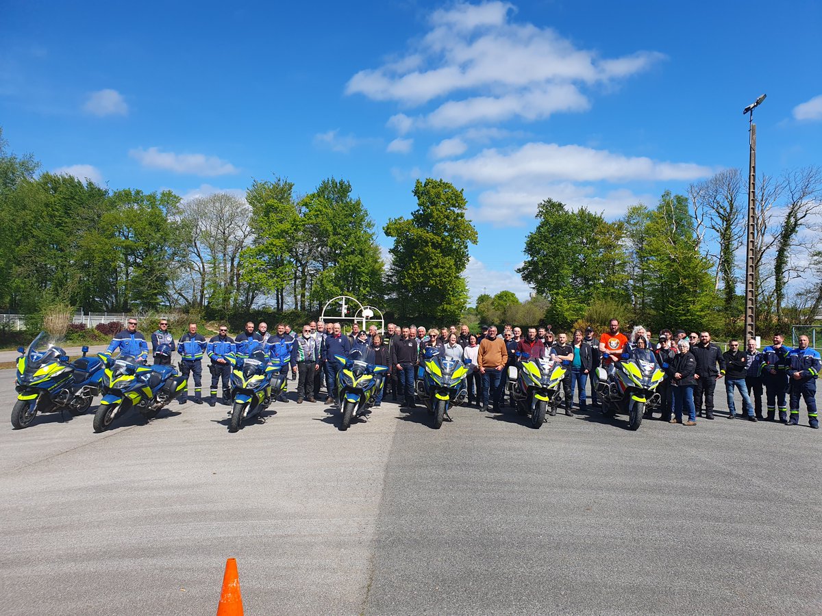 Motocyclists Safety Day in Rosporden, Finistère