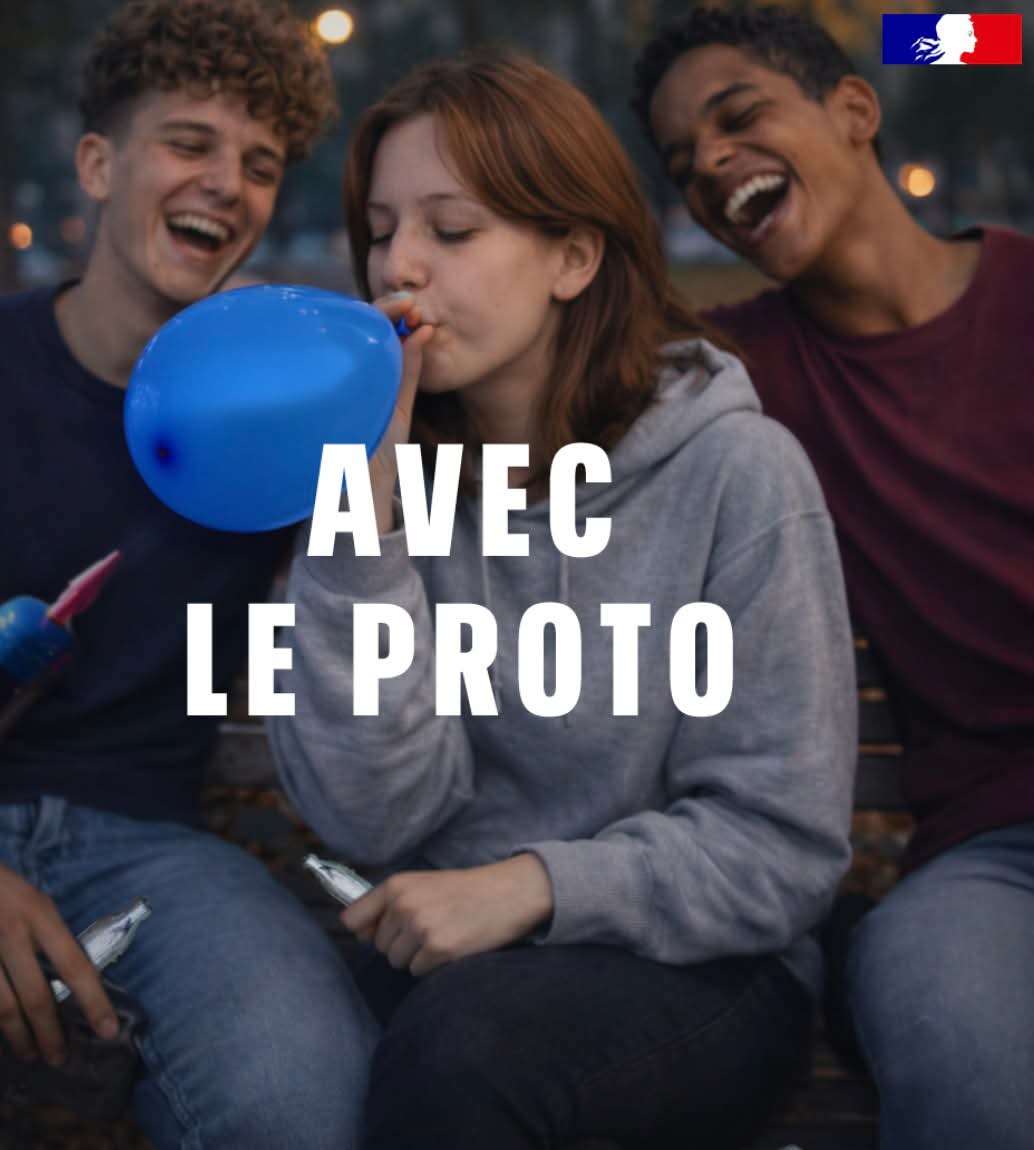 Protoxyde d'azote: Passage rapide de rire à drames