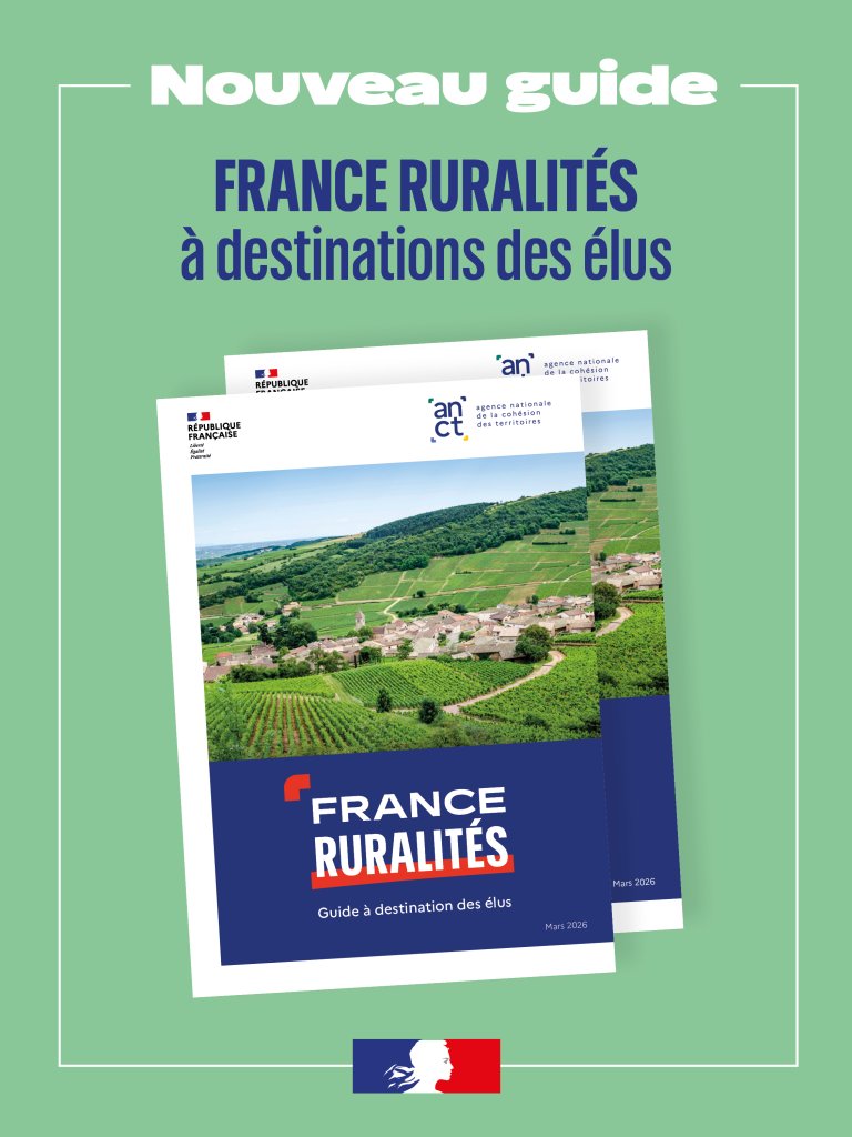 ANCT Publishes Updated and Enriched Guide France Ruralités for Local Elites
