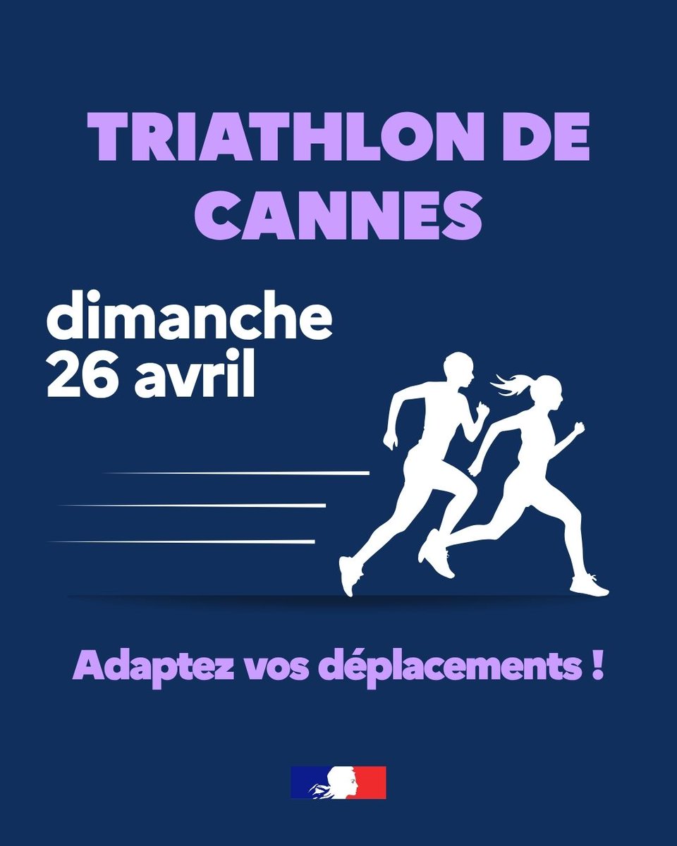 Triathlon de Cannes: fermetures routières prévues le 26 avril 2026